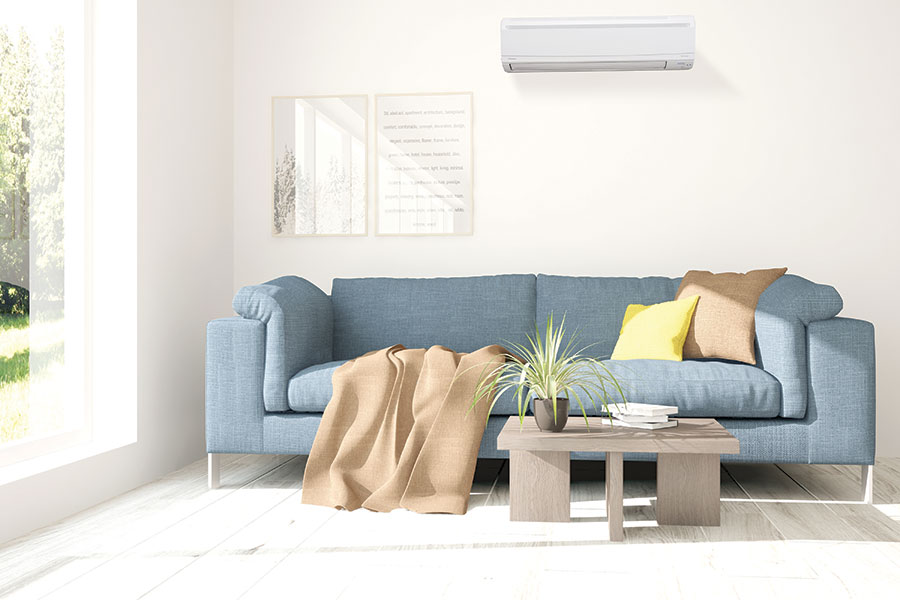 Ductless Daikin Livingroom