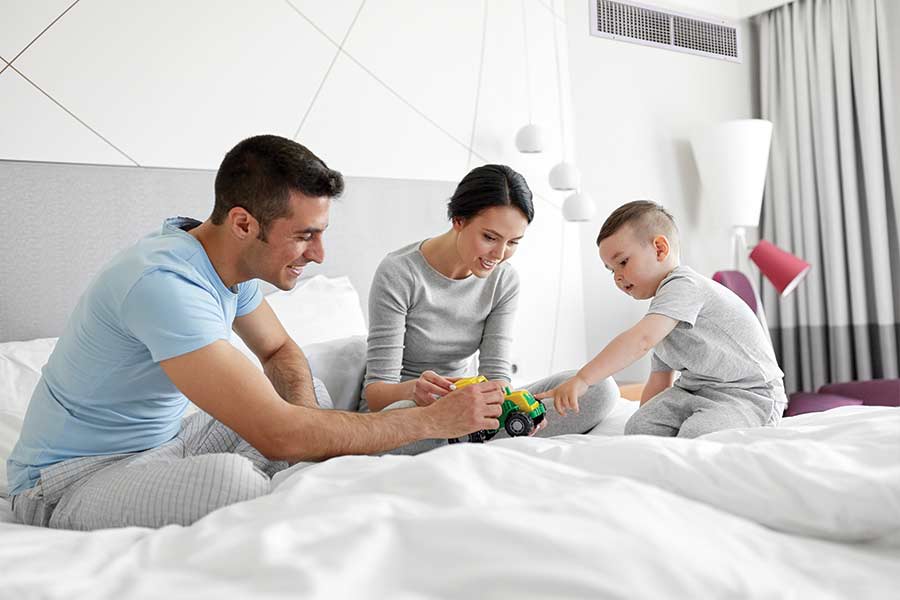 Family Enjoying Indoor Air Quality